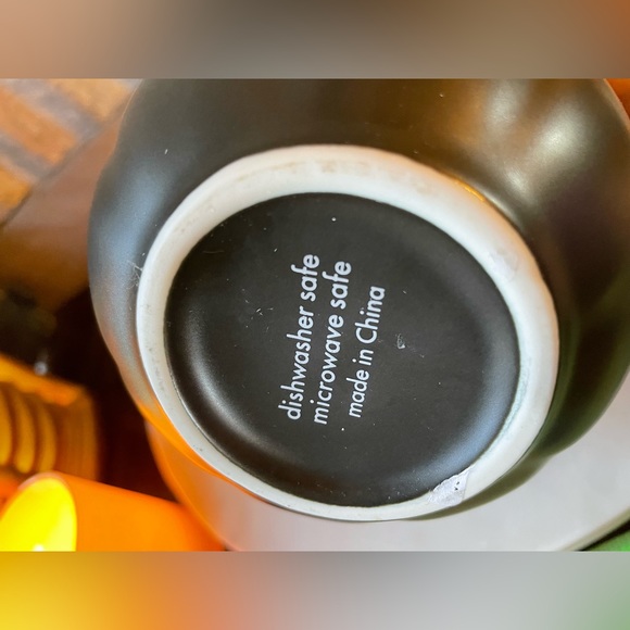 NWOT Black Matte Ceramic Sugar Bowl With Lid And Creamer Set - Picture 5 of 7